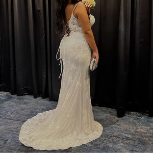 Sherri Hill White Dress Size 12